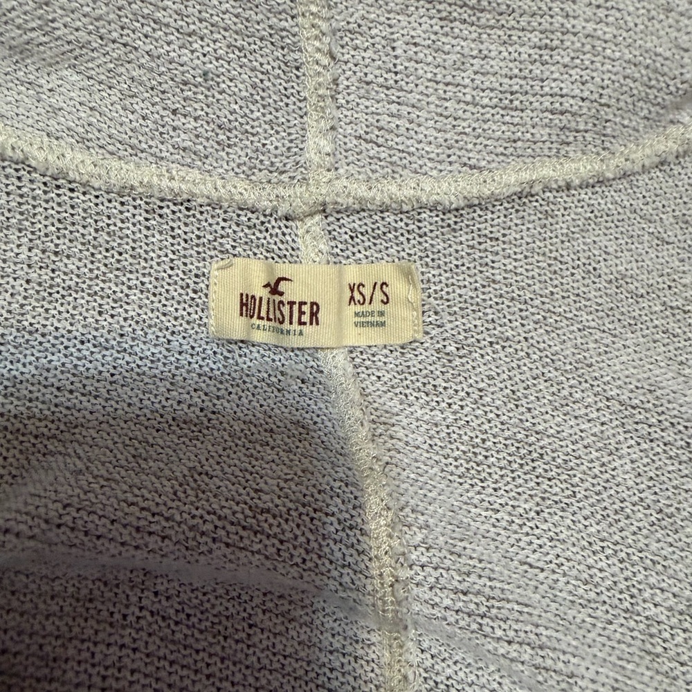 Hollister Heather Gray Women's Cardigan - Picture 3 of 6